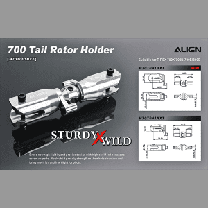 Align Trex 700E/700N Upgrade Tail Assembly H80001A Please Read Details Below