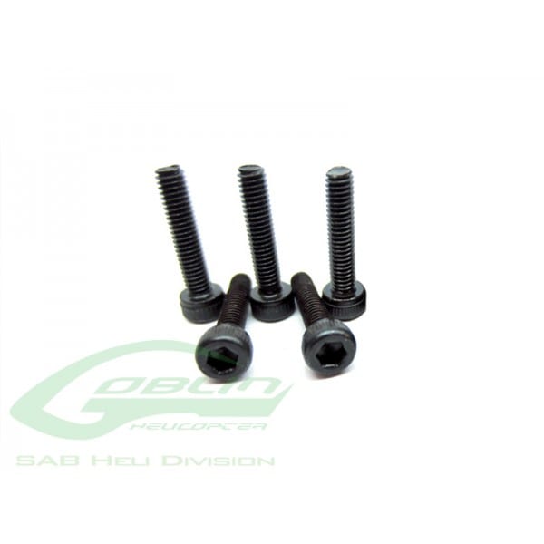 SAB DIN 12.9 Socket Head Cap M2,5x8 (5pcs) - Goblin 500/570/630/700/770 HC020-S