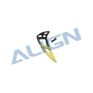 Align Trex 550L H55T003XX Carbon Vertical Stabilizer-Yellow
