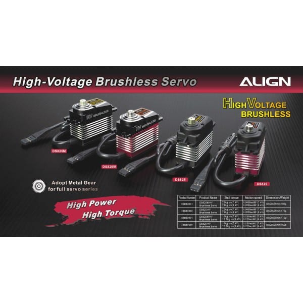 Align DS820M High Voltage Brushless Servo HSD82001