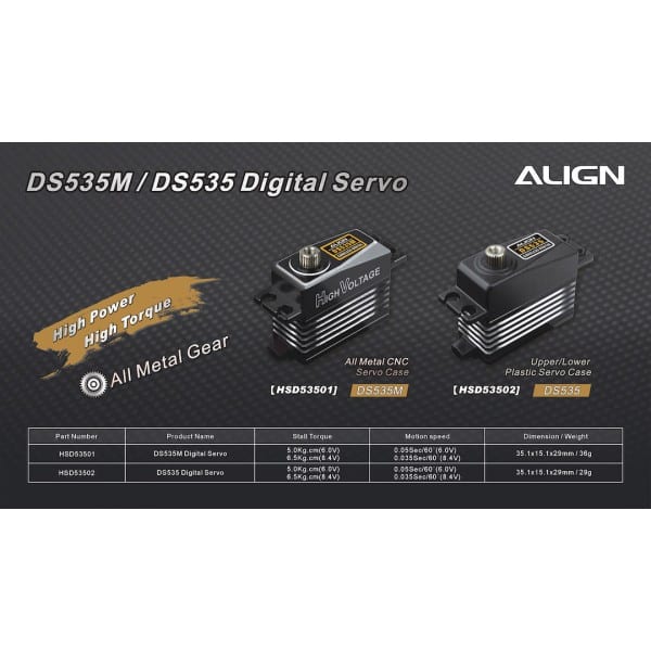 Align DS825M High Voltage Brushless Servo HSD82501