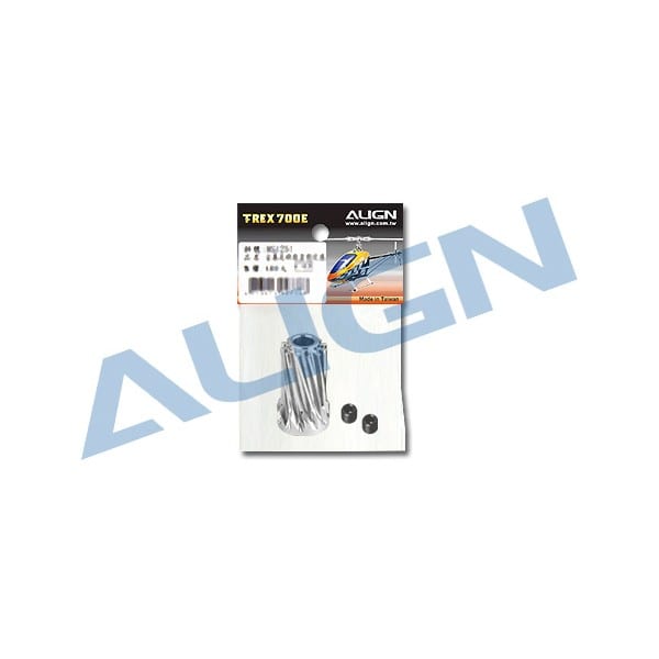 Align Trex 700E/ 700X Motor Slant Thread Pinion Gear 12T (L27) H70G010XX