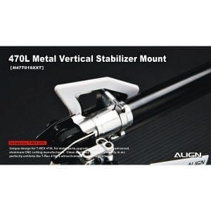 Align Trex 470L Metal Vertical Stabilizer Bearing Block H47T019XX