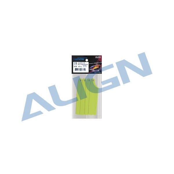 Align Trex 450L/ 470L (69) Fluorescence Yellow Tail Blade HQ0693B