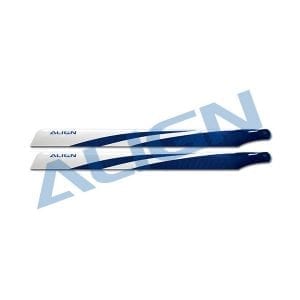 Align Trex 450 HD320F 325 Carbon Fiber Blades-Blue